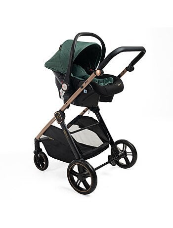 Bebelissimo - 3-in-1 trio-combinatiekinderwagen - autostoeltje 0+ iris – isofix-basis