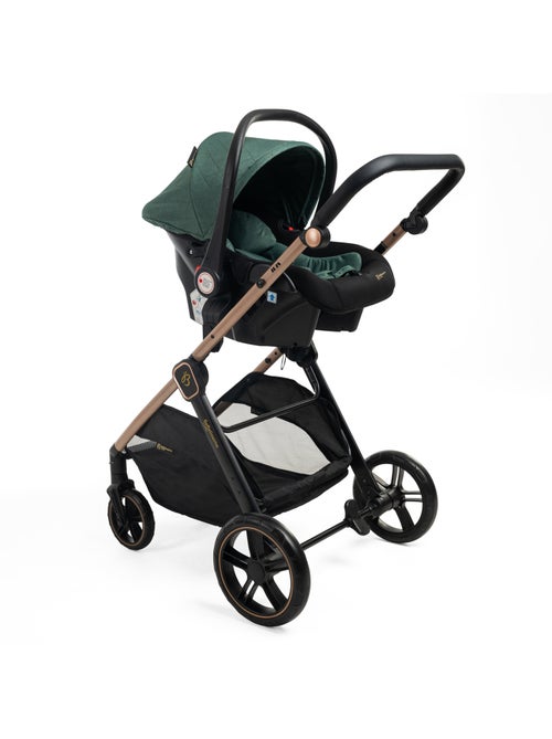 Bebelissimo - 3-in-1 trio-combinatiekinderwagen - autostoeltje 0+ iris – isofix-basis - Kiabi Bebelissimo - 3-in-1 trio-combinatiekinderwagen - autostoeltje 0+ iris – isofix-basis - Kiabi