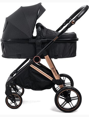Bebelissimo - 3-in-1 trio-combinatiekinderwagen - autostoeltje 0+ iris – isofix-basis