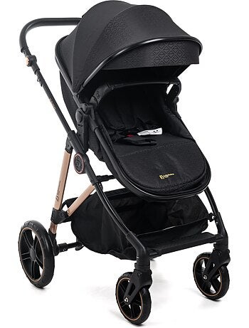 Bebelissimo - 3-in-1 trio-combinatiekinderwagen - autostoeltje 0+ iris – isofix-basis