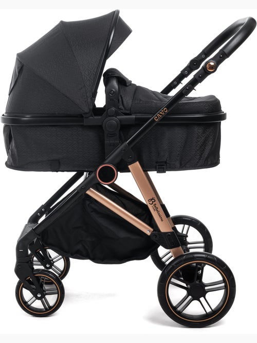 Bebelissimo - 3-in-1 trio-combinatiekinderwagen - autostoeltje 0+ iris – isofix-basis - Kiabi Bebelissimo - 3-in-1 trio-combinatiekinderwagen - autostoeltje 0+ iris – isofix-basis - Kiabi