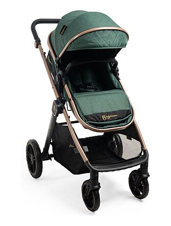 Bebelissimo - 3-in-1 trio-combinatiekinderwagen - autostoeltje 0+ iris – reiswieg