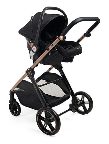 Bebelissimo - 3-in-1 trio-combinatiekinderwagen - autostoeltje 0+ iris – reiswieg