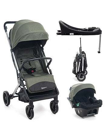 Bebelissimo - 3-in-1 trio-combinatiekinderwagen - lioni - isofix-basis