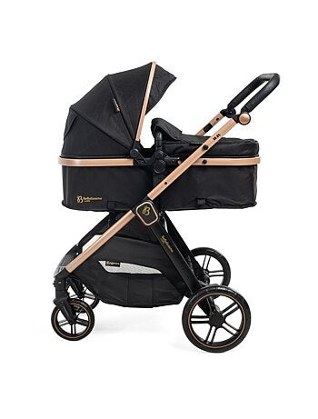 Bebelissimo - 3-in-1 trio-combinatiekinderwagen - autostoeltje 0+ iris – isofix-basis