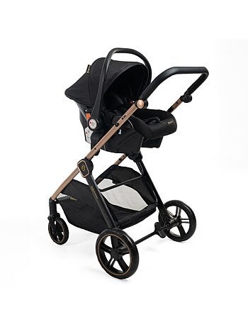 Bebelissimo - 3-in-1 trio-combinatiekinderwagen - autostoeltje 0+ iris – isofix-basis