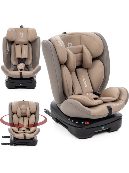 Bebelissimo - autostoeltje met isofix - 360° draaibaar - 40-150 cm - 0-36 kg i-como - Kiabi