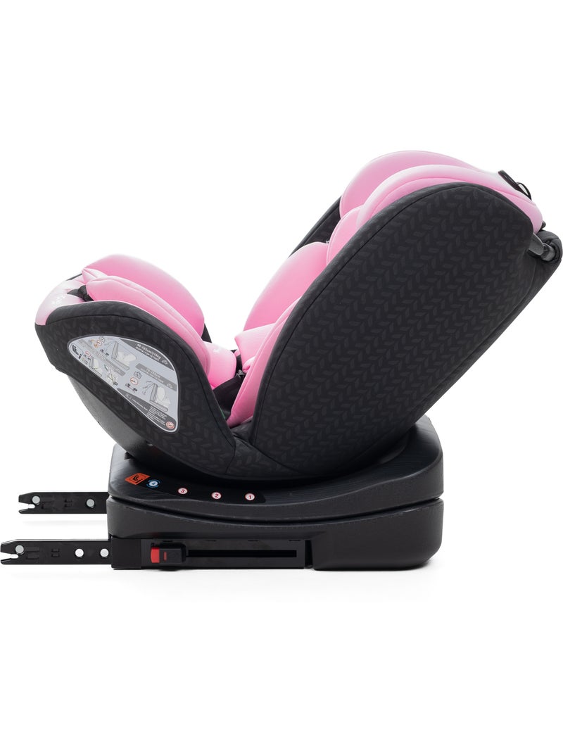 Bebelissimo - autostoeltje met isofix - 360° draaibaar - 40-150 cm - 0-36 kg i-como Roze - Kiabi