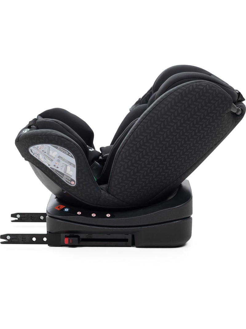 Bebelissimo - autostoeltje met isofix - 360° draaibaar - 40-150 cm - 0-36 kg i-como Zwart - Kiabi