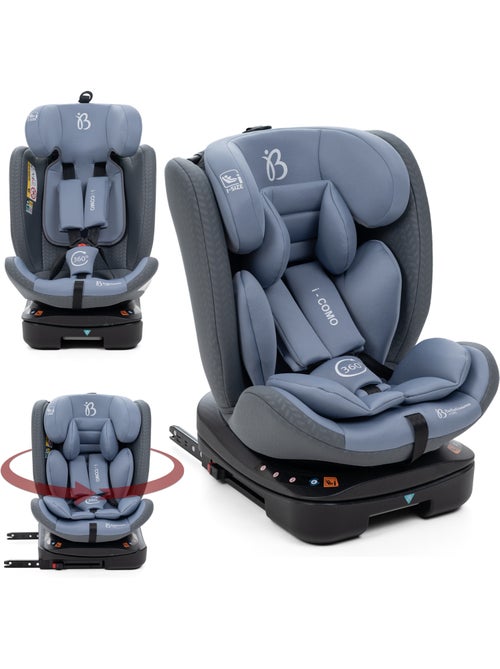 Bebelissimo - autostoeltje met isofix-bevestiging - 360° draaibaar - 40-150 cm - 0-36 kg i-como - Kiabi