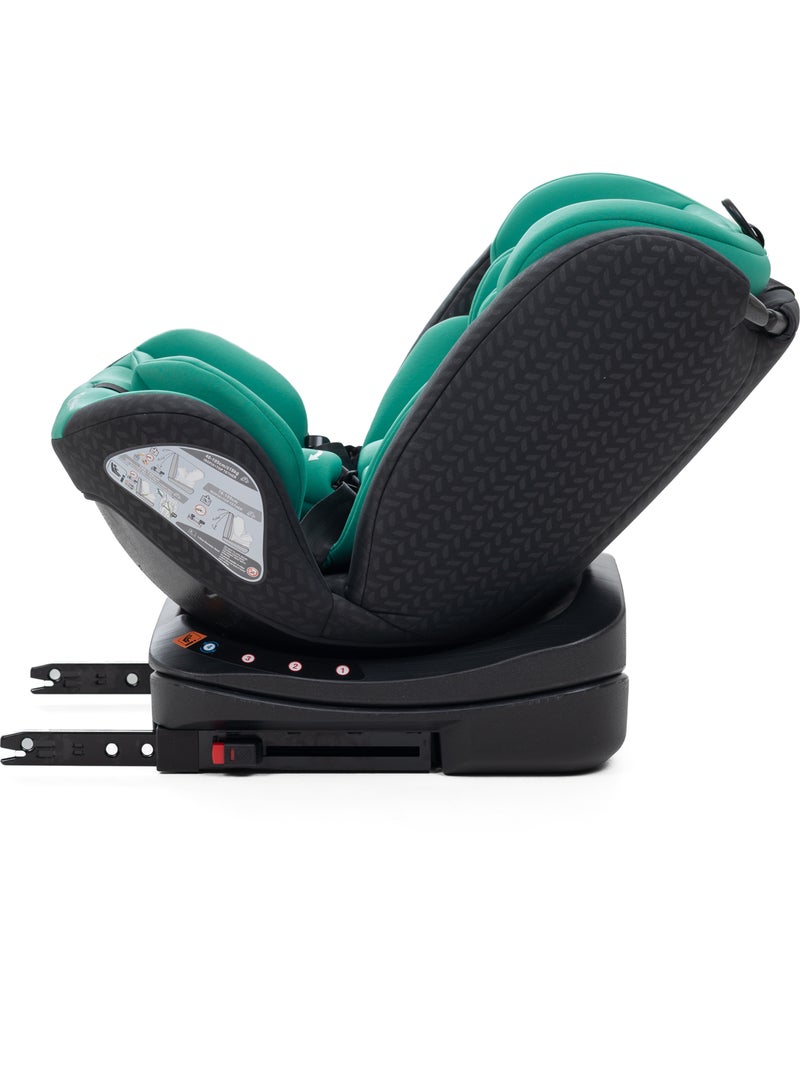 Bebelissimo - autostoeltje met isofix-bevestiging - 360° draaibaar - 40-150 cm - 0-36 kg i-como Groen - Kiabi