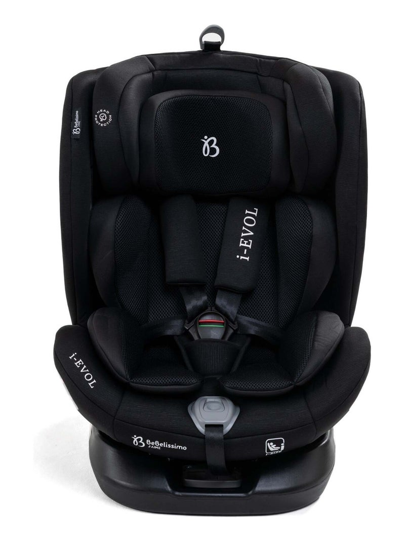 Bebelissimo - isofix-autostoeltje - 360° draaibaar - 40-150 cm -  0-36 kg - i-evol Zwart - Kiabi