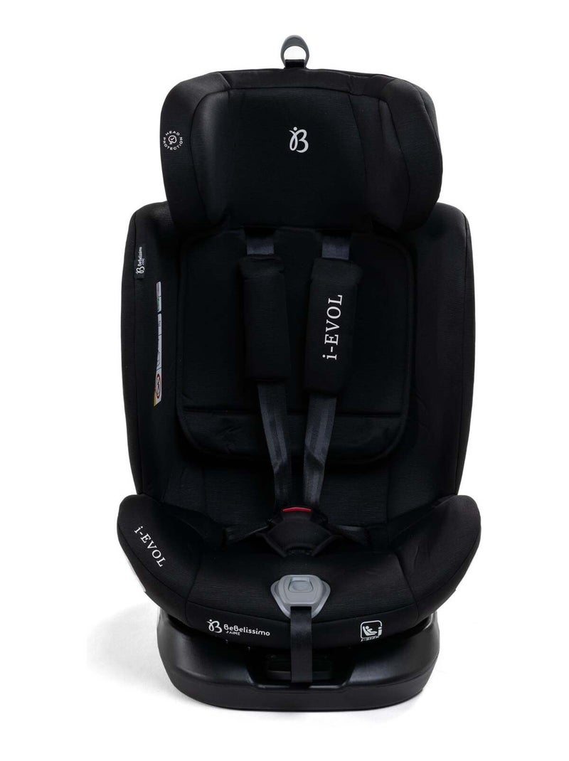 Bebelissimo - isofix-autostoeltje - 360° draaibaar - 40-150 cm -  0-36 kg - i-evol Zwart - Kiabi