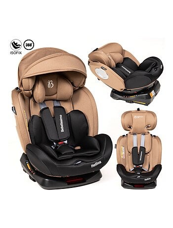 Bebelissimo - isofix-autostoeltje - 360° draaibaar - groep 0+/1/2/3 - (0-36 kg) - hellios plus