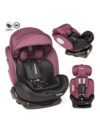 Bebelissimo - isofix-autostoeltje - 360° draaibaar - groep 0+/1/2/3 - (0-36 kg) - hellios plus