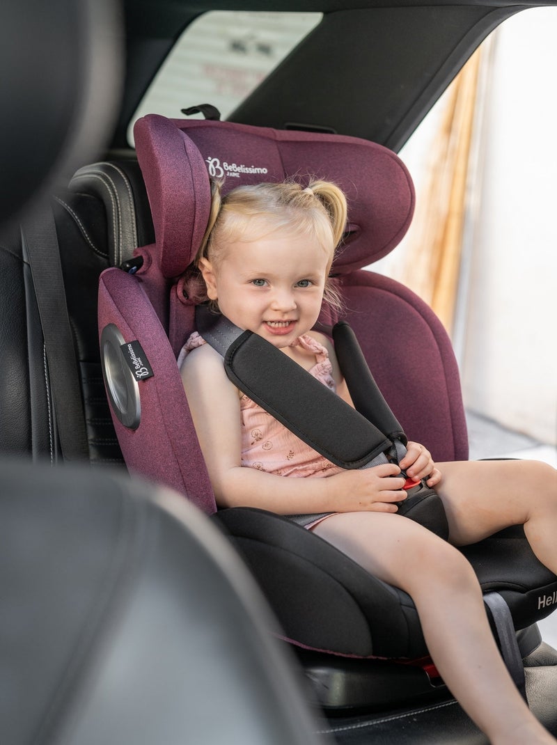 Bebelissimo - isofix-autostoeltje - 360° draaibaar - groep 0+/1/2/3 - (0-36 kg) - hellios plus Zilvergrijs - Kiabi