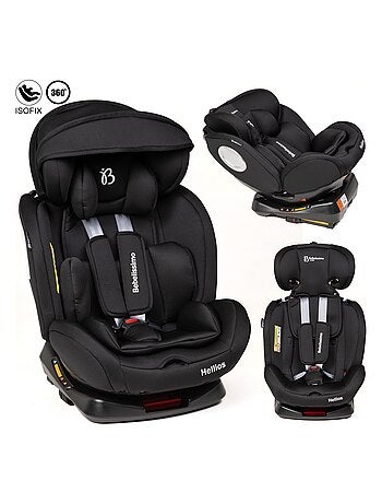 Bebelissimo - isofix-autostoeltje - 360° draaibaar - groep 0+/1/2/3 - (0-36 kg) - hellios plus