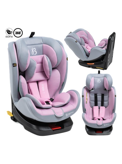 Bebelissimo - isofix-autostoeltje - 360° draaibaar - groep 0+/1/2/3 - (0-36 kg) - i-eole - Kiabi