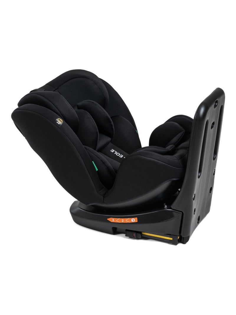 Bebelissimo - isofix-autostoeltje - 360° draaibaar - groep 0+/1/2/3 - (0-36 kg) - i-eole Zwart - Kiabi