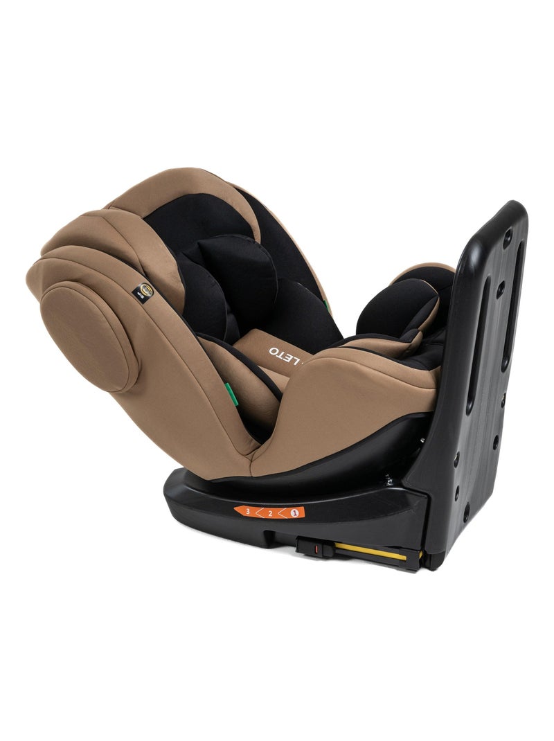 Bebelissimo - isofix-autostoeltje - 360° draaibaar - groep 0+/1/2/3 - (0-36 kg) - i-leto Beige - Kiabi