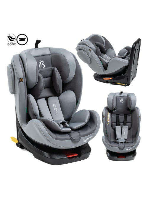 Bebelissimo - isofix-autostoeltje - 360° draaibaar - groep 0+/1/2/3 - (0-36 kg) - i-leto - Kiabi