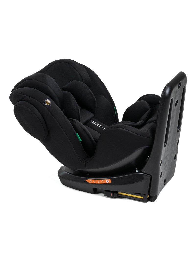 Bebelissimo - isofix-autostoeltje - 360° draaibaar - groep 0+/1/2/3 - (0-36 kg) - i-leto Zwart - Kiabi