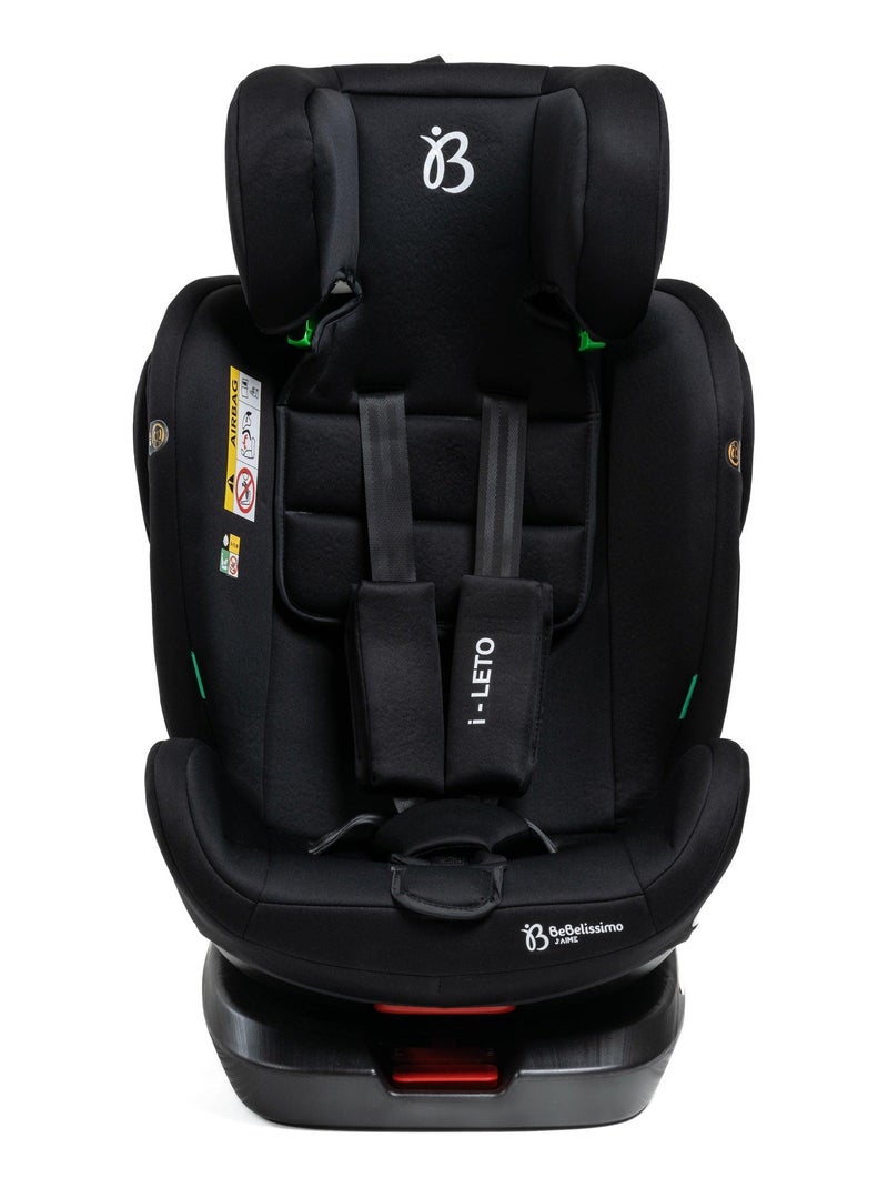 Bebelissimo - isofix-autostoeltje - 360° draaibaar - groep 0+/1/2/3 - (0-36 kg) - i-leto Zwart - Kiabi