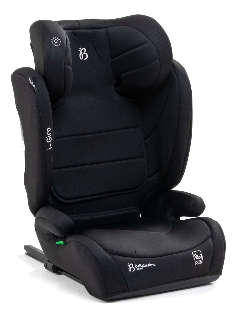 Bebelissimo  - isofix-autostoeltje - i-size-zitverhoger  - 100 - 150 cm - i-giro Zwart - Kiabi