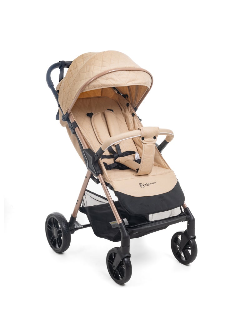 Bebelissimo - poussette bébé canne ultra compacte –  noix Beige - Kiabi