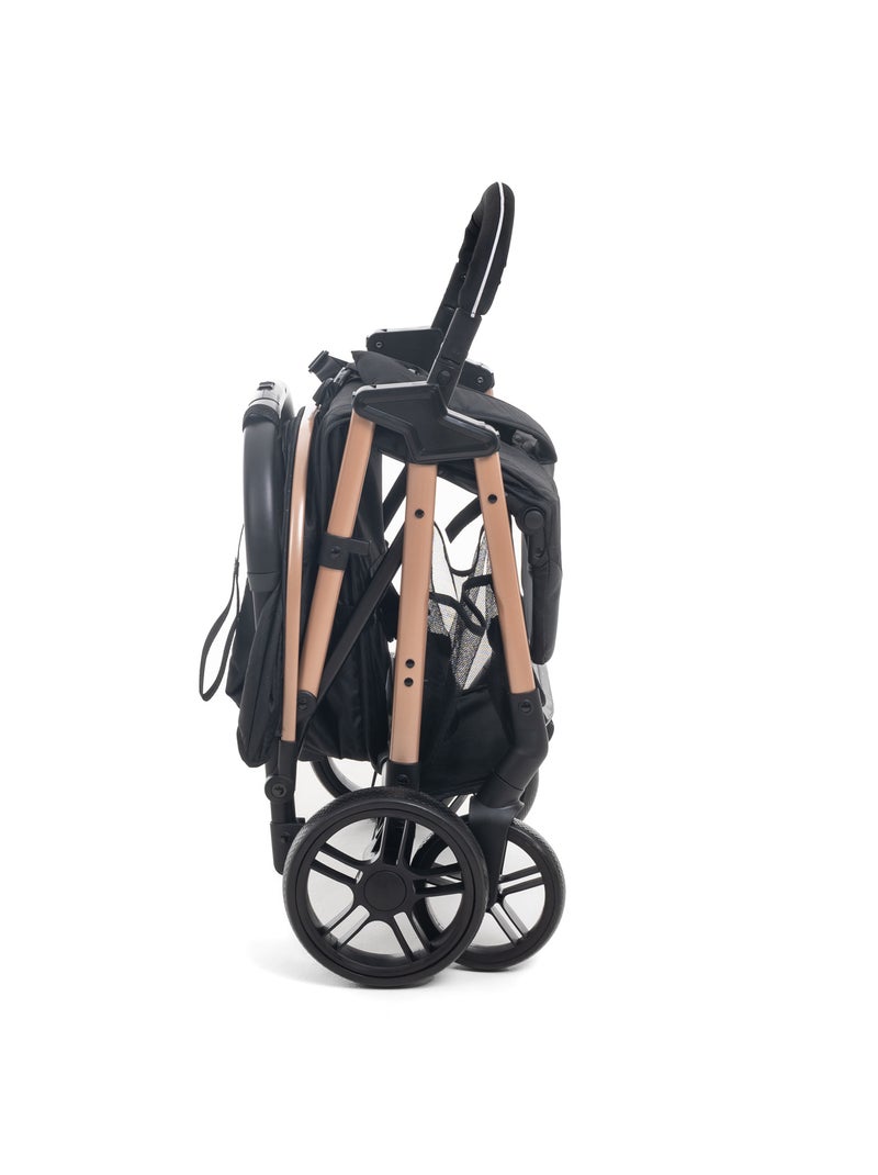 Bebelissimo - poussette bébé canne ultra compacte – noix Noir - Kiabi