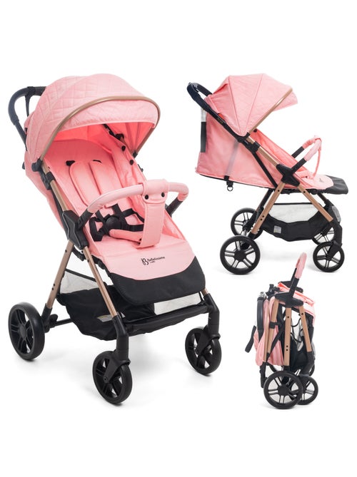 Bebelissimo - poussette bébé canne ultra compacte –  noix - Kiabi