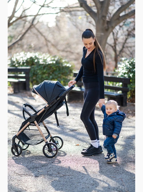 Bebelissimo - poussette bébé canne ultra compacte –  noix - Kiabi
