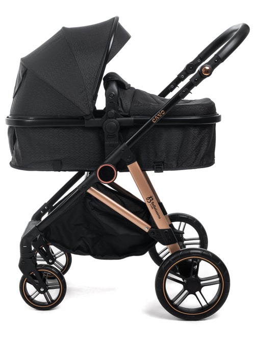 BEBELISSIMO - Poussette combinée trio 3 en 1 - siège auto - CAVO - Kiabi BEBELISSIMO - Poussette combinée trio 3 en 1 - siège auto - CAVO - Kiabi