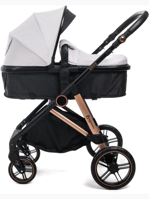 BEBELISSIMO - Poussette combinée trio 3 en 1 - siège auto 0+ IRIS – base Isofix - Kiabi