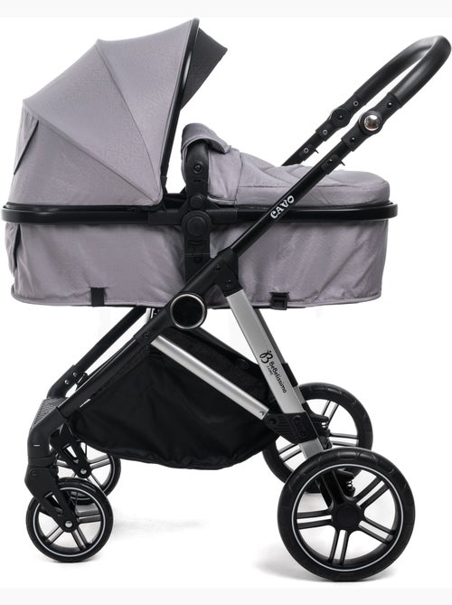 BEBELISSIMO - Poussette combinée trio 3 en 1 - siège auto 0+ IRIS – base Isofix - Kiabi