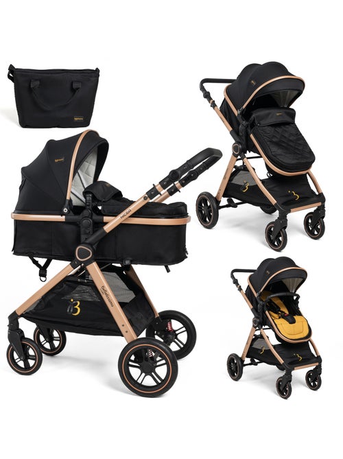 Bebelissimo - poussette transformable - combinée - 2 en 1 - poids 0-22kg - nicea - Kiabi