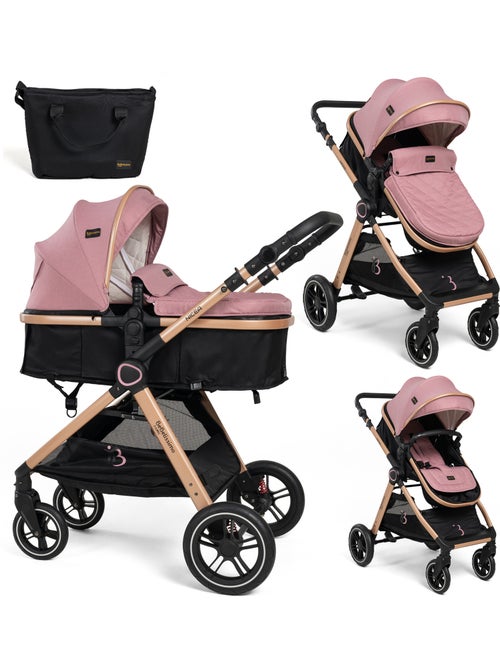 Bebelissimo - poussette transformable - combinée - 2 en 1 - poids 0-22kg - nicea - Kiabi
