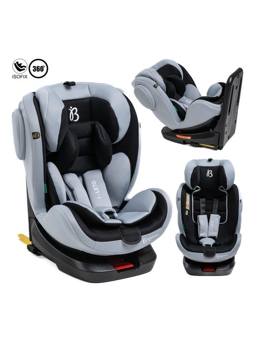 BEBELISSIMO - Siège auto Isofix - pivotant 360 ° - groupe 0+/1/2/3 - (0-36kg) - i-Leto - Kiabi BEBELISSIMO - Siège auto Isofix - pivotant 360 ° - groupe 0+/1/2/3 - (0-36kg) - i-Leto - Kiabi
