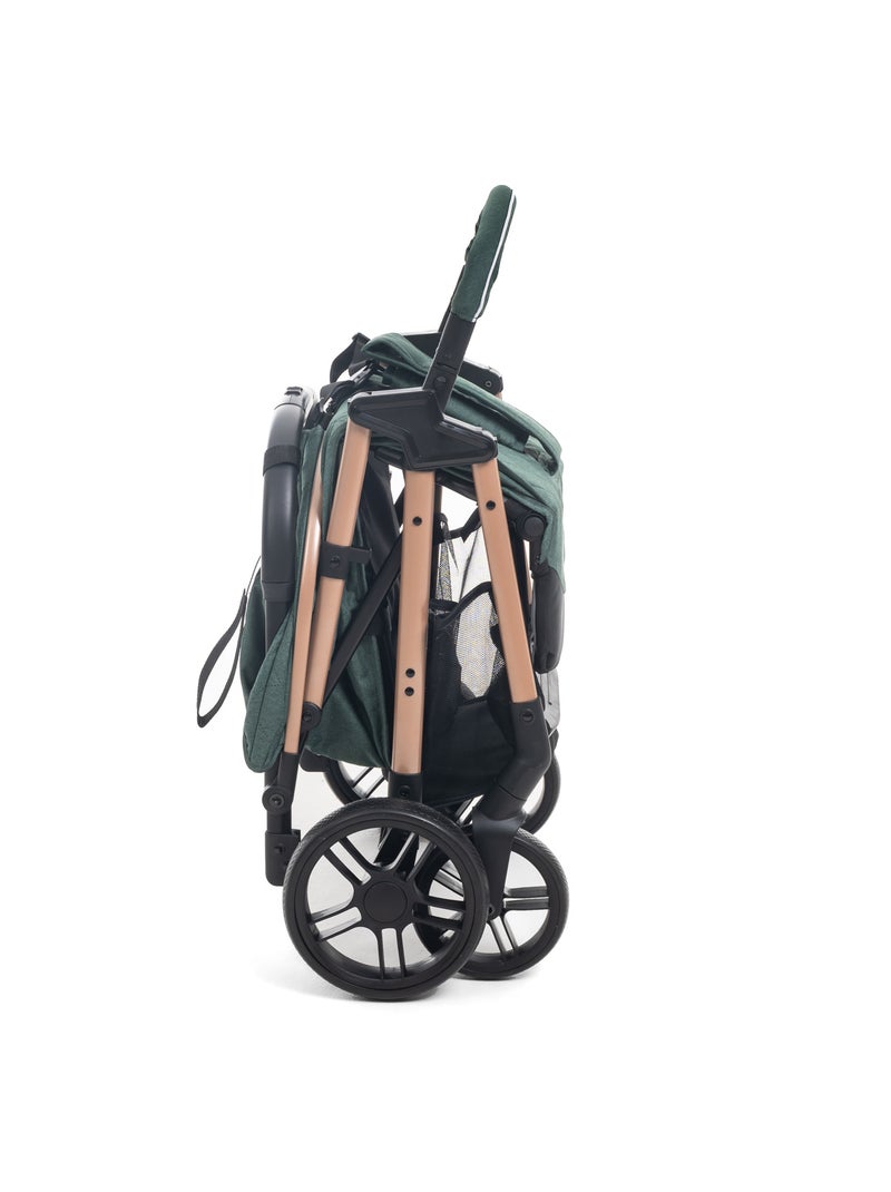 Bebelissimo - ultrakompacte buggy - noix Groen - Kiabi