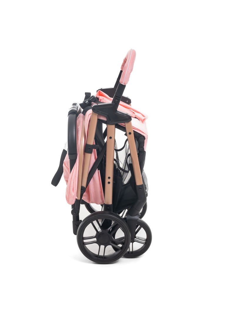 Bebelissimo - ultrakompacte buggy – noix Roze - Kiabi
