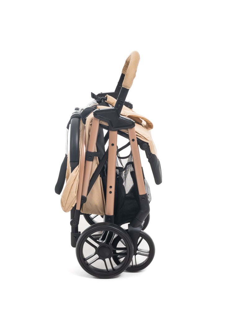 Bebelissimo - ultrakompacte wandelwagen – noix Beige - Kiabi