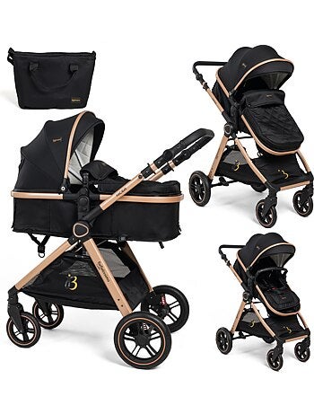 Bebelissimo - verstelbare buggy - combinatiebuggy - 2-in-1 - gewicht 0-22 kg - nicea