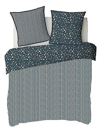 Beddengoed set 2-persoons 'MILOU' katoen omkeerbaar luipaardprint – Future Home