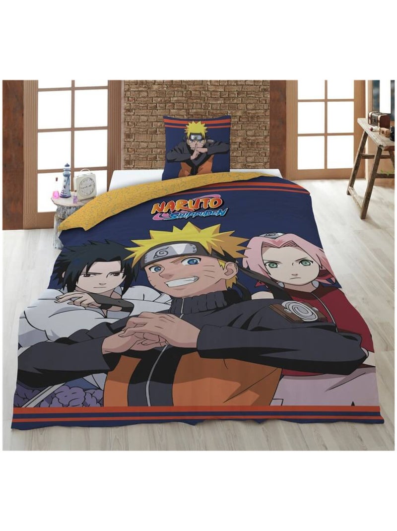 Beddengoed van katoen aymax naruto Blauw - Kiabi