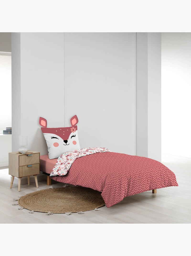 Beddengoed van katoen bichette douceur d'intérieur Roze - Kiabi