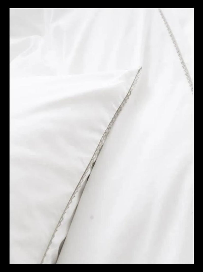 Beddengoed van Katoen Luxury Lace PROMO LINGE Wit - Kiabi