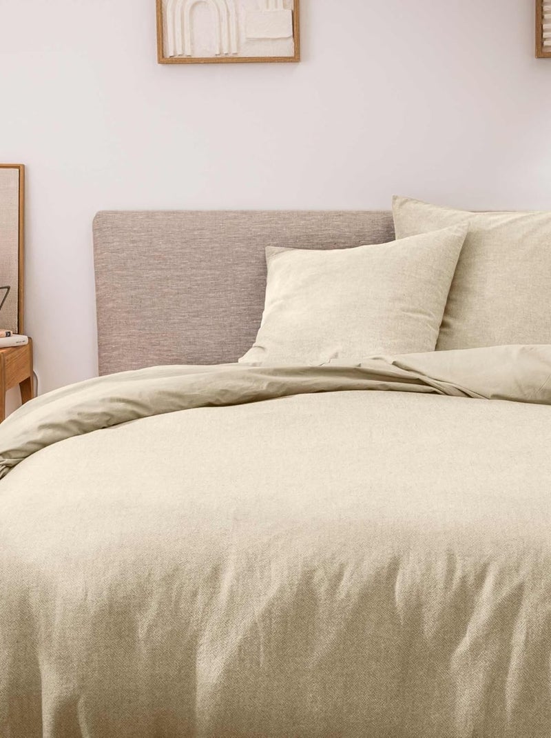 Beddengoed van Katoen Meline Douceur d'Intérieur Beige - Kiabi