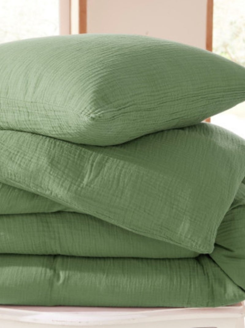 Beddengoed van katoenen gaas alia promo linge Kaki - Kiabi