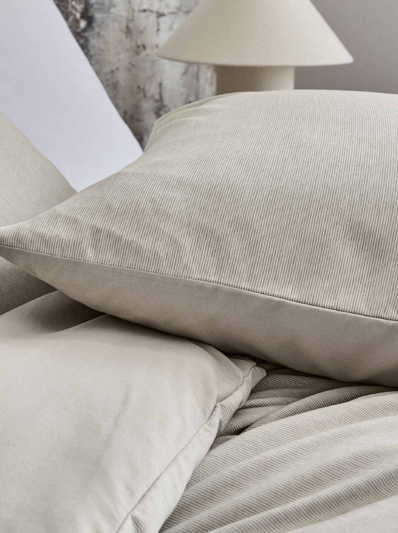 Beddengoed van microvezel azura douceur d'intérieur Grijsbeige - Kiabi