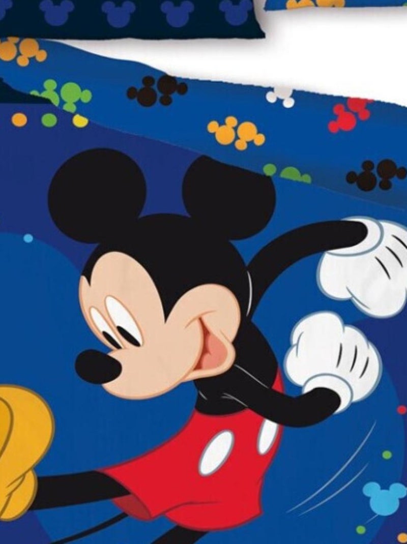 Beddengoed van Microvezel Douceur d'Intérieur Disney Blauw - Kiabi